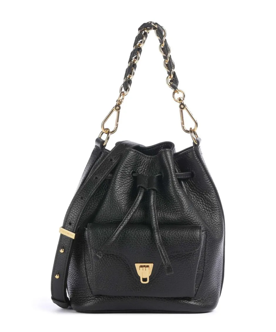 Coccinelle Crossbody Bags|Hobo Bags-Beat Generation Bucket bag grained cow leather