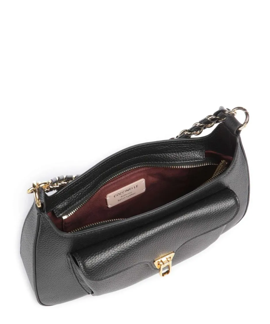 Coccinelle Shoulder Bags-Beat Shoulder bag grained cow leather