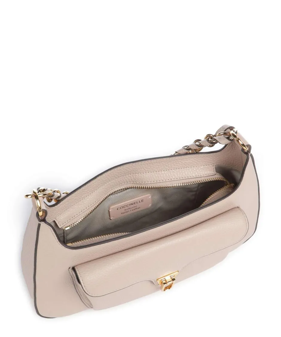 Coccinelle Shoulder Bags-Beat Shoulder bag grained cow leather