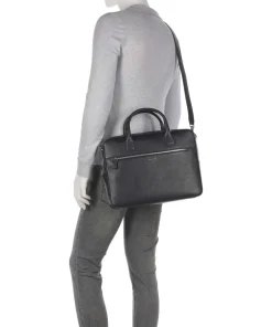 Tiger of Sweden Business- & Laptop Bags-Beckholmen Briefcase 14″ grained cow leather