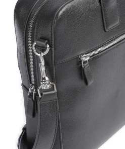 Tiger of Sweden Business- & Laptop Bags-Beckholmen Briefcase 14″ grained cow leather