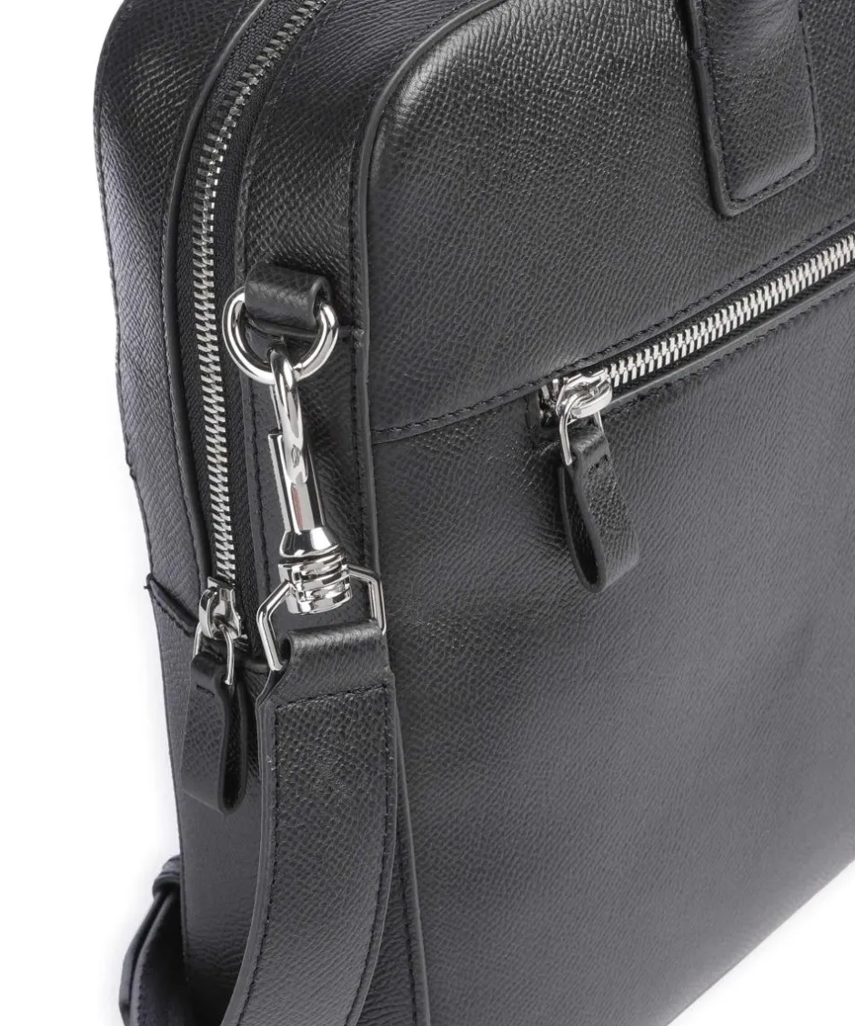 Tiger of Sweden Business- & Laptop Bags-Beckholmen Briefcase 14″ grained cow leather