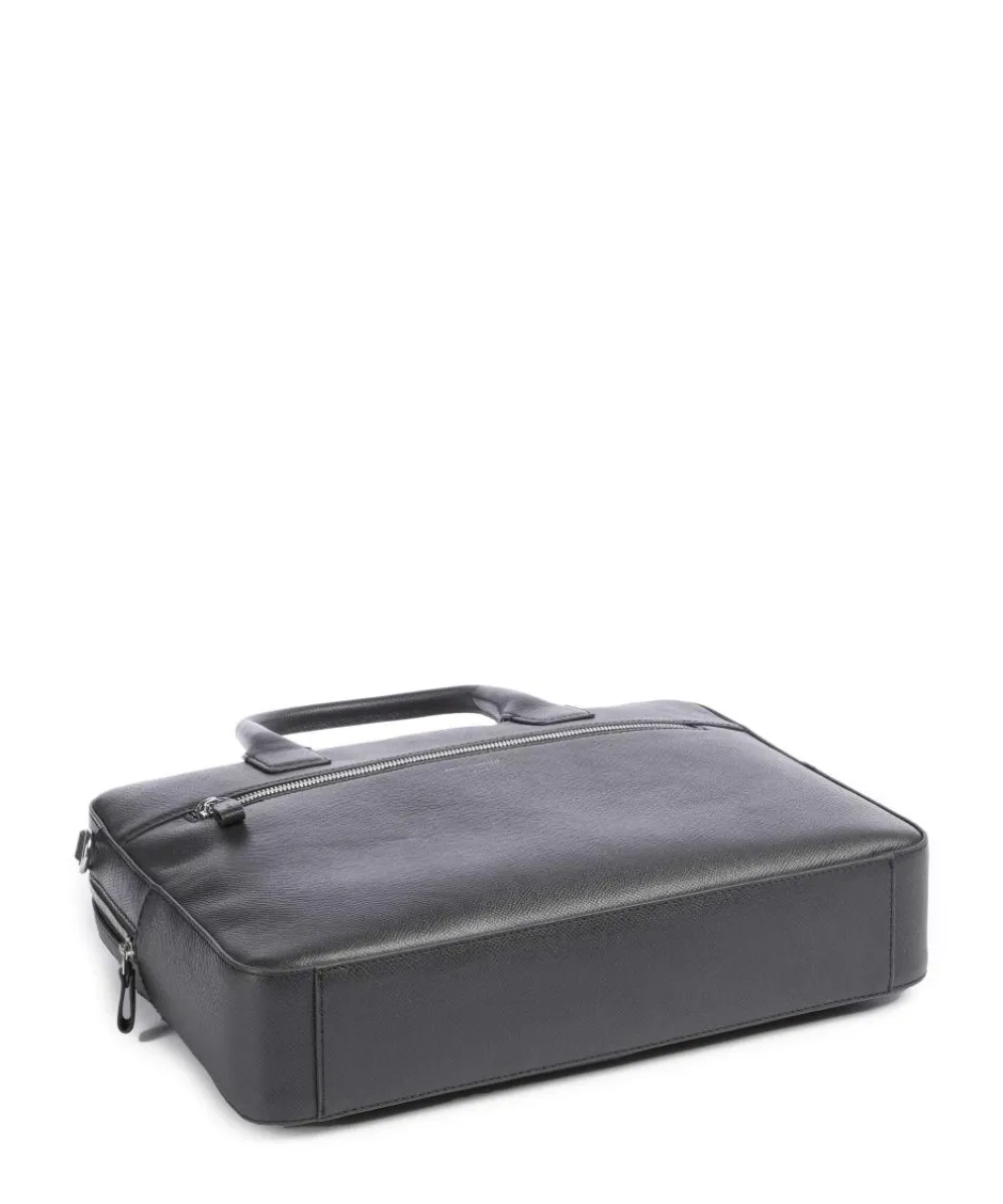 Tiger of Sweden Business- & Laptop Bags-Beckholmen Briefcase 14″ grained cow leather