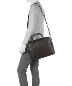 Tiger of Sweden Business- & Laptop Bags-Beckholmen Briefcase grained cow leather