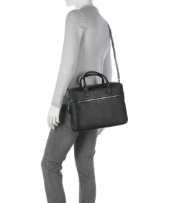 Tiger of Sweden Business- & Laptop Bags-Beckholmen Briefcase grained cow leather