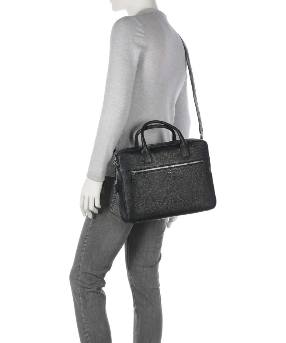 Tiger of Sweden Business- & Laptop Bags-Beckholmen Briefcase grained cow leather