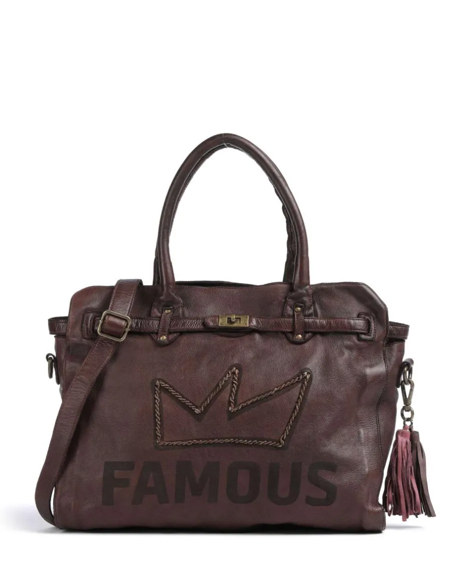 Taschendieb Wien Tote Bags|Handbags-Beethovenplatz 1 Handbag grained cow leather