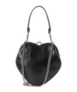 Vivienne Westwood Clutch & Evening Bags|Handbags-Belle Heart Frame Diamante Crossbody bag softly grained calfskin