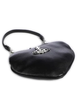 Vivienne Westwood Shoulder Bags|Handbags-Belle Heart Frame Re-Vegan Grain Shoulder bag imitation leather