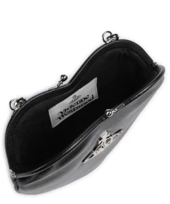 Vivienne Westwood Shoulder Bags|Handbags-Belle Heart Frame Re-Vegan Grain Shoulder bag imitation leather