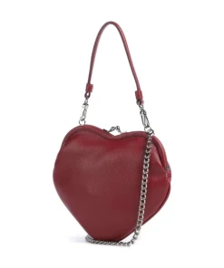 Vivienne Westwood Shoulder Bags|Handbags-Belle Heart Frame Re-Vegan Grain Shoulder bag imitation leather
