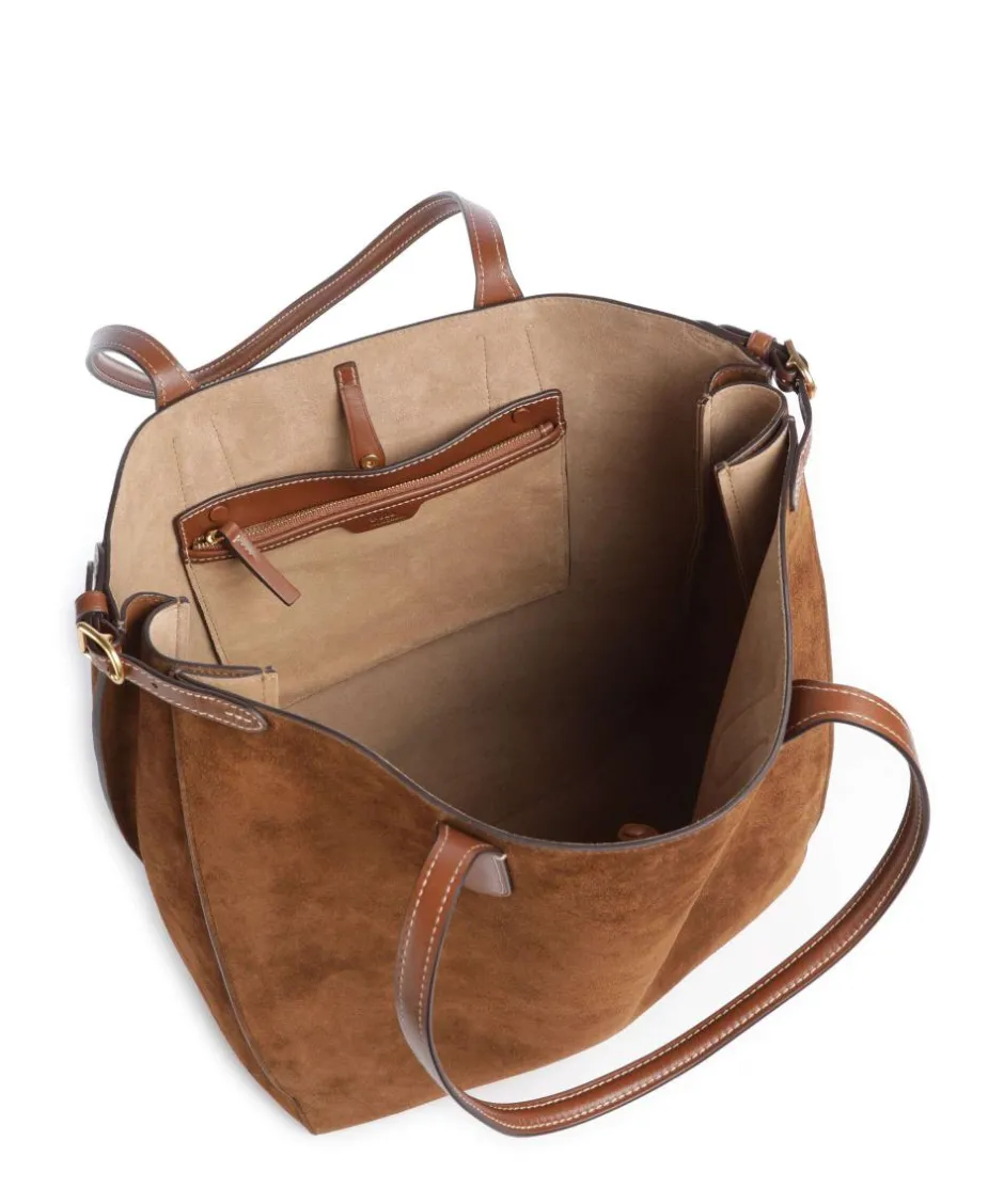 Polo Ralph Lauren Tote Bags-Bellport Large Tote bag brushed cow leather
