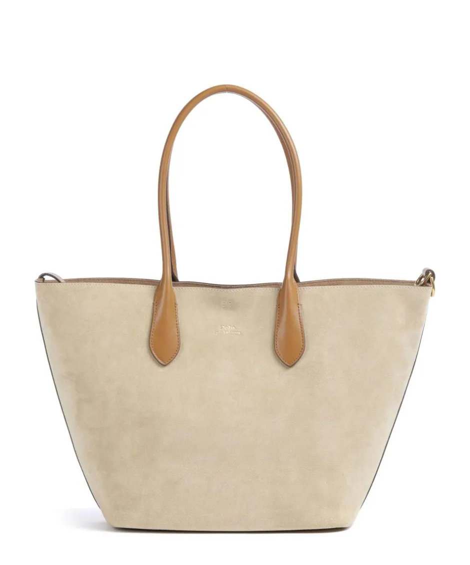 Polo Ralph Lauren Tote Bags-Bellport Medium Tote bag brushed cow leather
