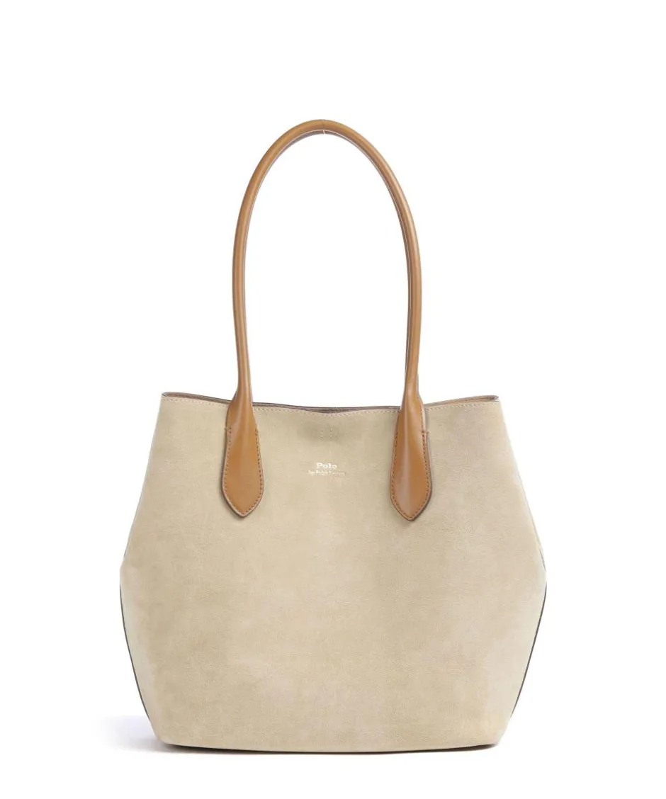 Polo Ralph Lauren Tote Bags-Bellport Medium Tote bag brushed cow leather