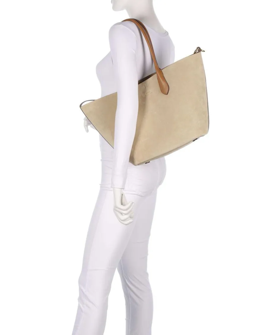 Polo Ralph Lauren Tote Bags-Bellport Medium Tote bag brushed cow leather