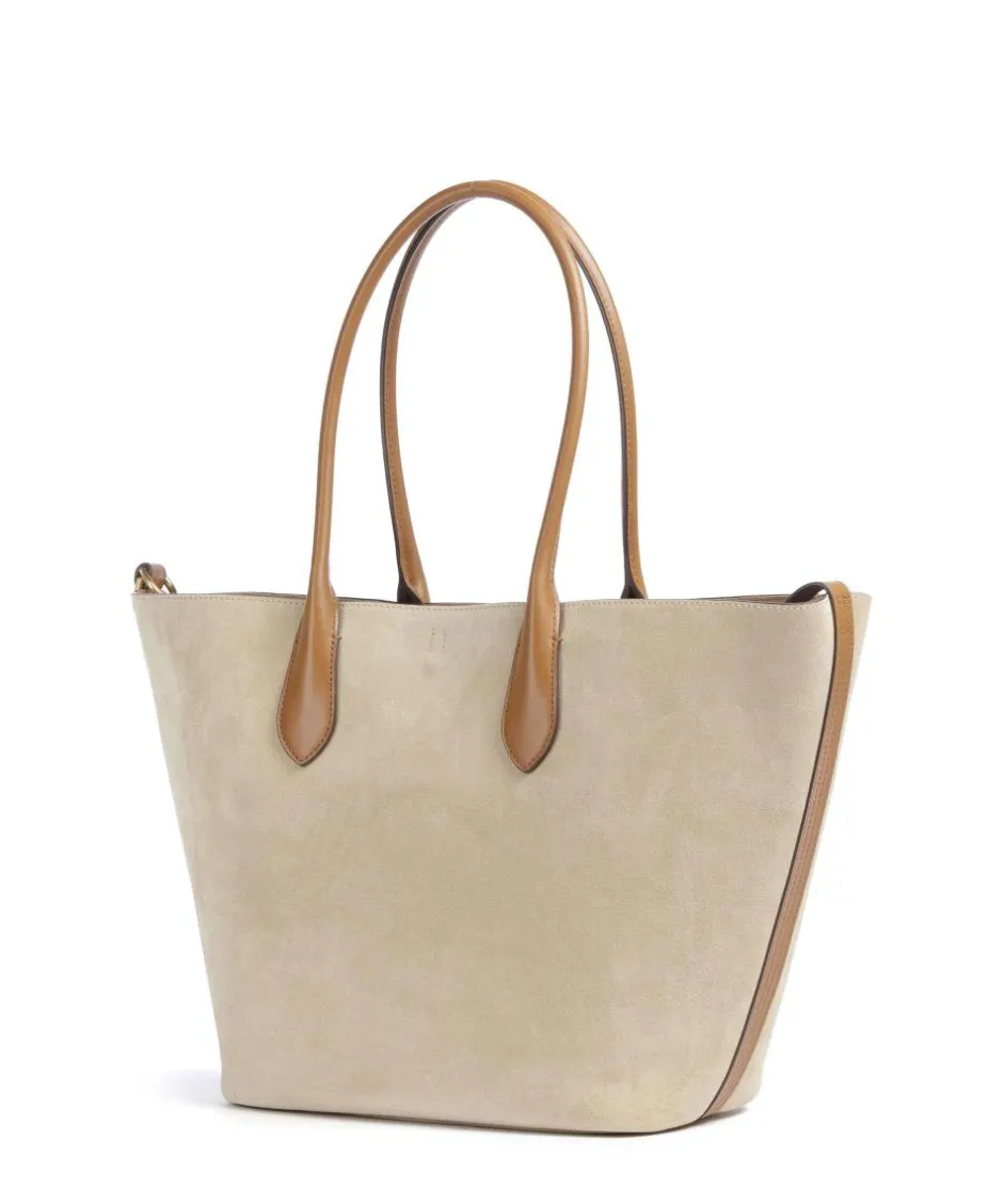 Polo Ralph Lauren Tote Bags-Bellport Medium Tote bag brushed cow leather