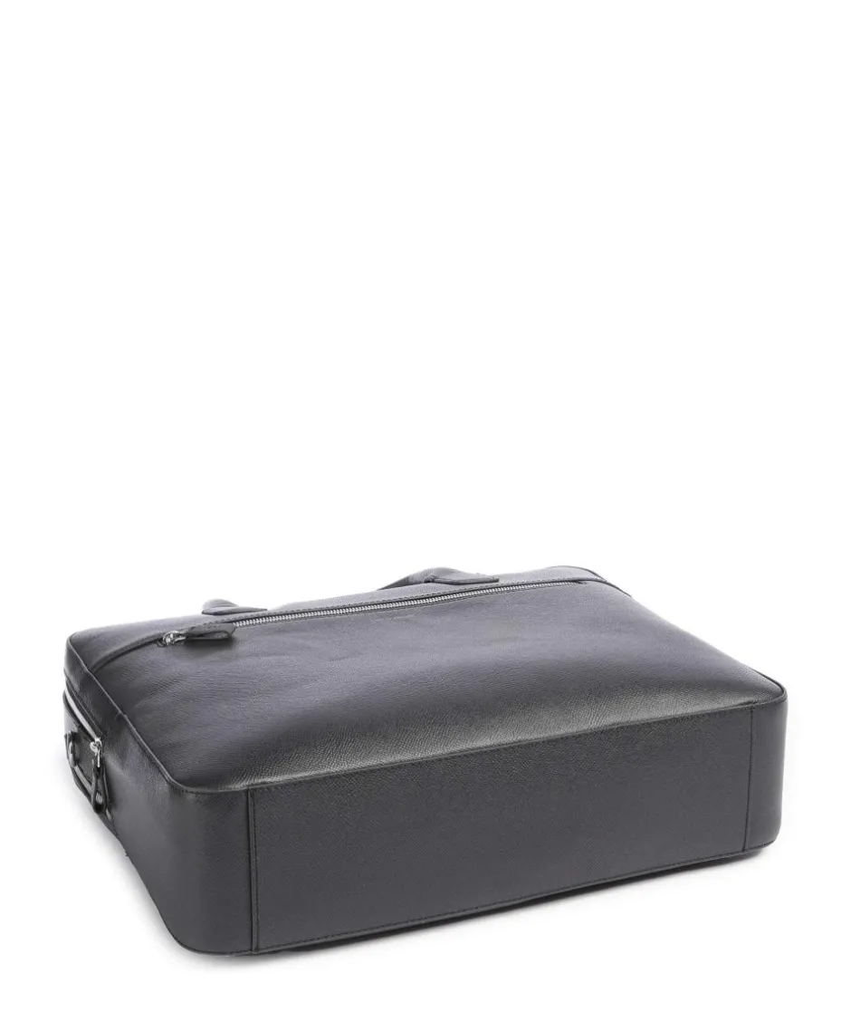Tiger of Sweden Business- & Laptop Bags-Beridare Briefcase 17″ grained cow leather