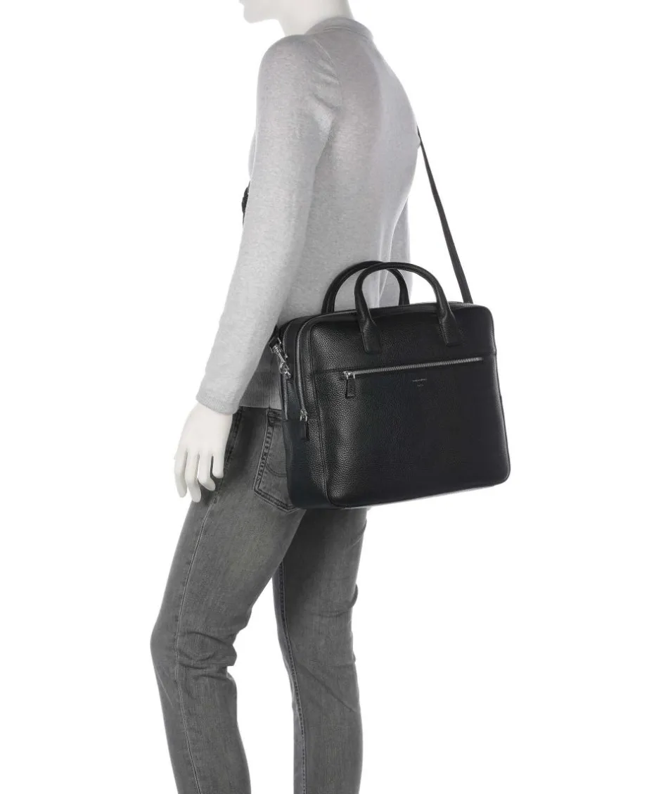 Tiger of Sweden Business- & Laptop Bags-Beridare Briefcase 15″ grained cow leather