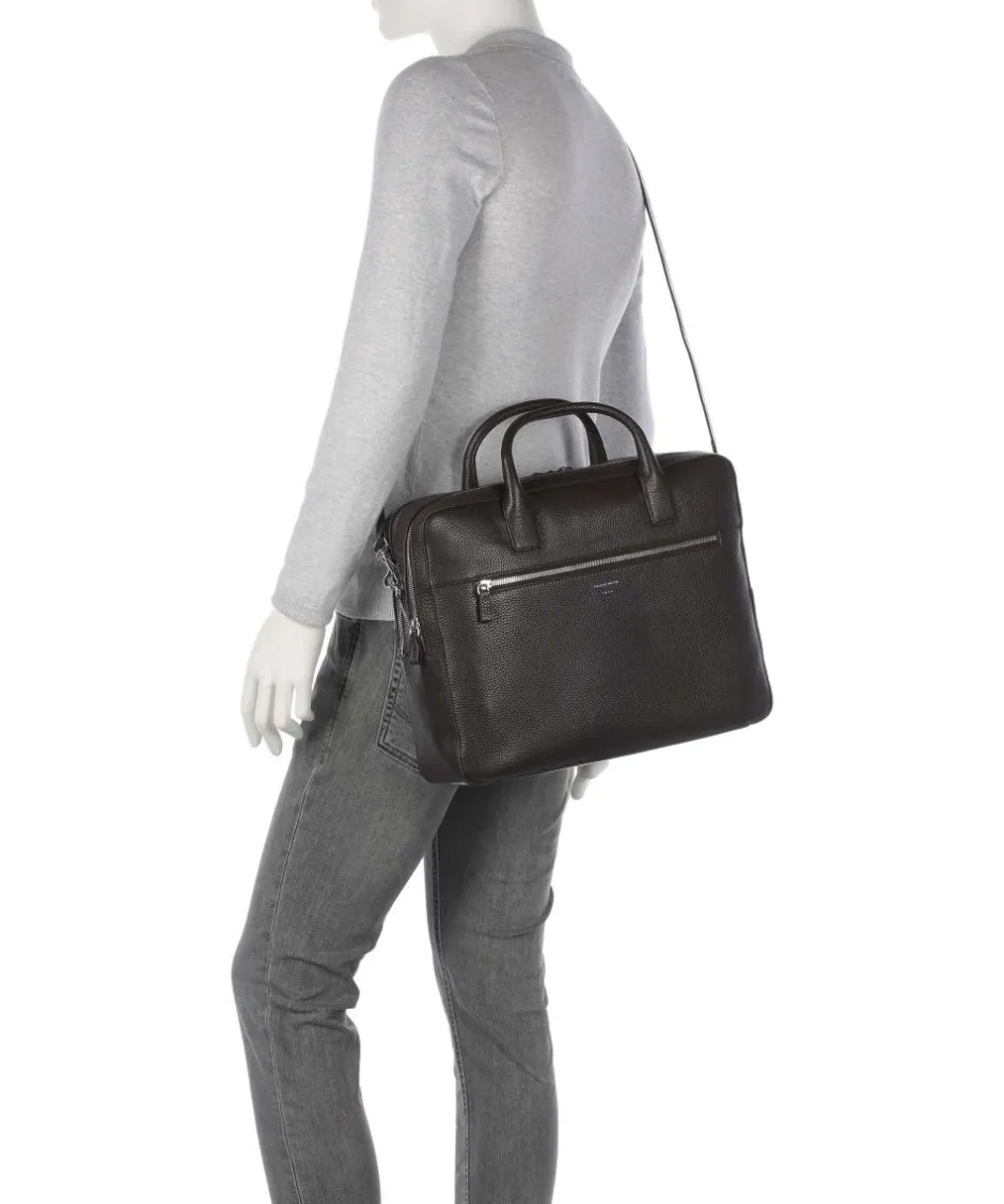 Tiger of Sweden Business- & Laptop Bags-Beridare Briefcase 15″ grained cow leather