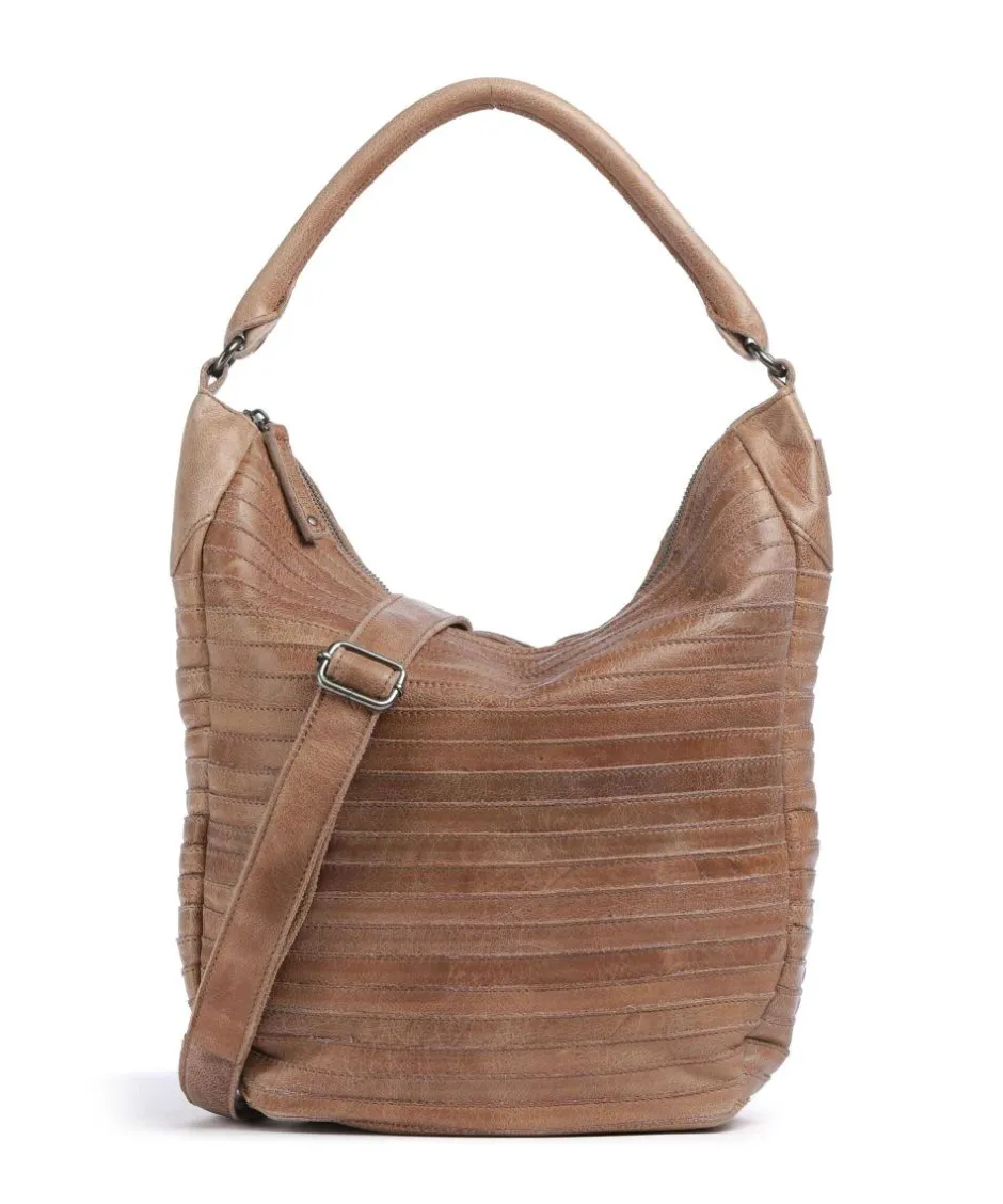 FredsBruder Shoulder Bags|Hobo Bags-Bestseller Collection Gürteltier S Hobo bag grained leather