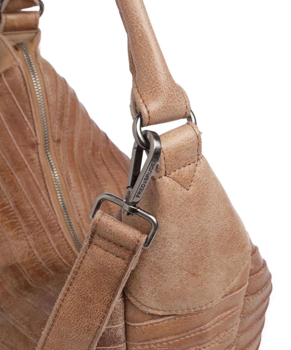 FredsBruder Shoulder Bags|Hobo Bags-Bestseller Collection Gürteltier S Hobo bag grained leather
