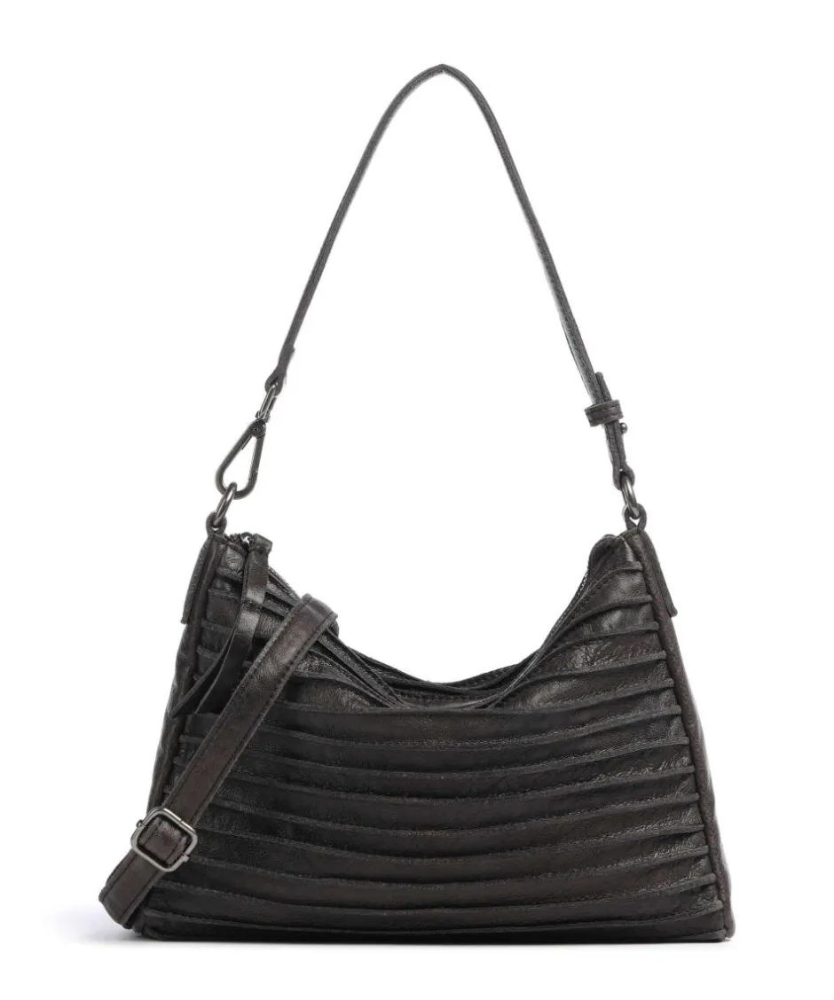FredsBruder Shoulder Bags|Hobo Bags-Bestseller Riffel Hobo bag grained leather