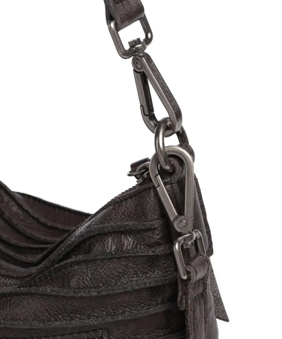 FredsBruder Shoulder Bags|Hobo Bags-Bestseller Riffel Hobo bag grained leather