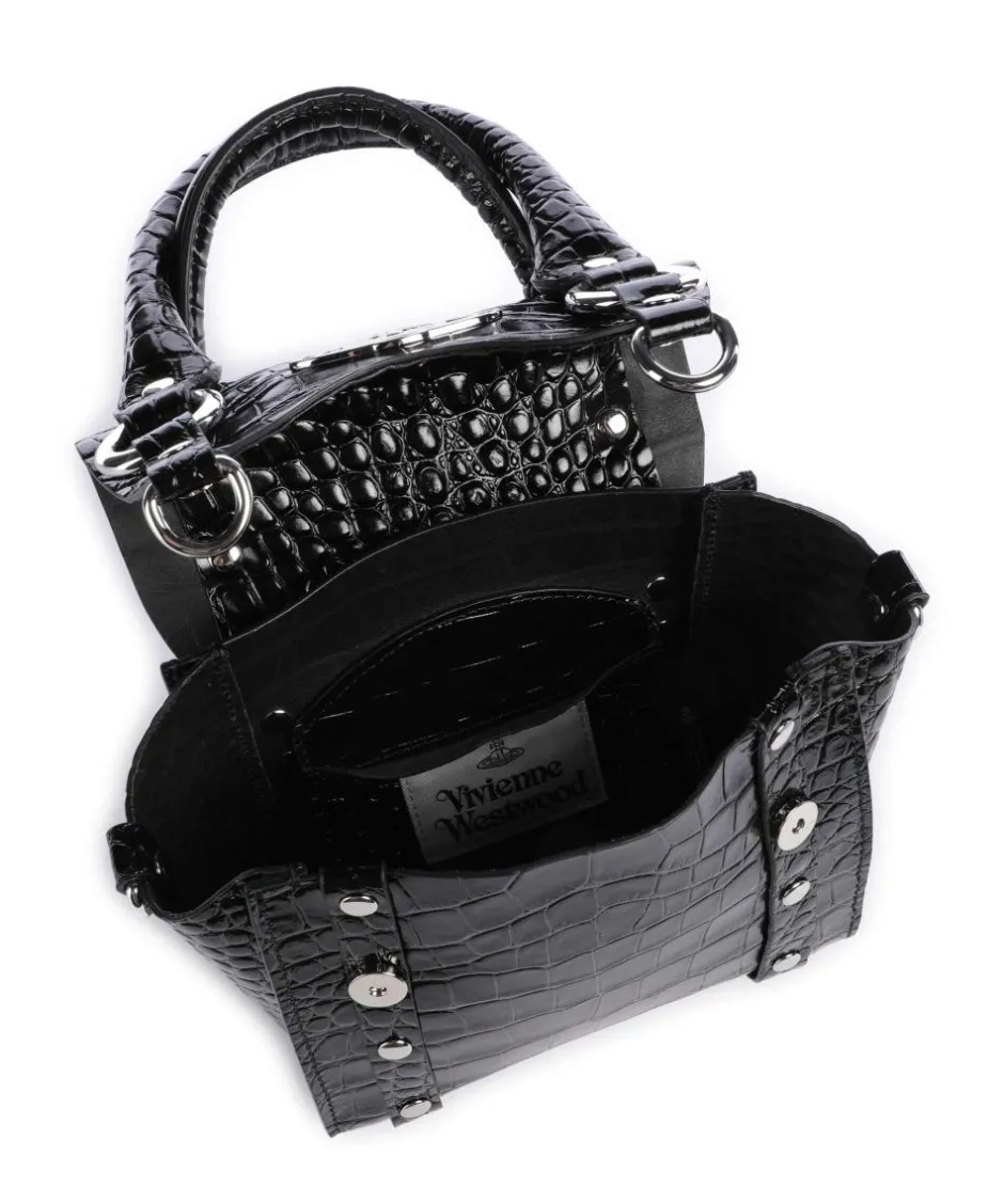 Vivienne Westwood Handbags|Crossbody Bags-Betty Embossed Croc Mini Crossbody bag embossed calfskin