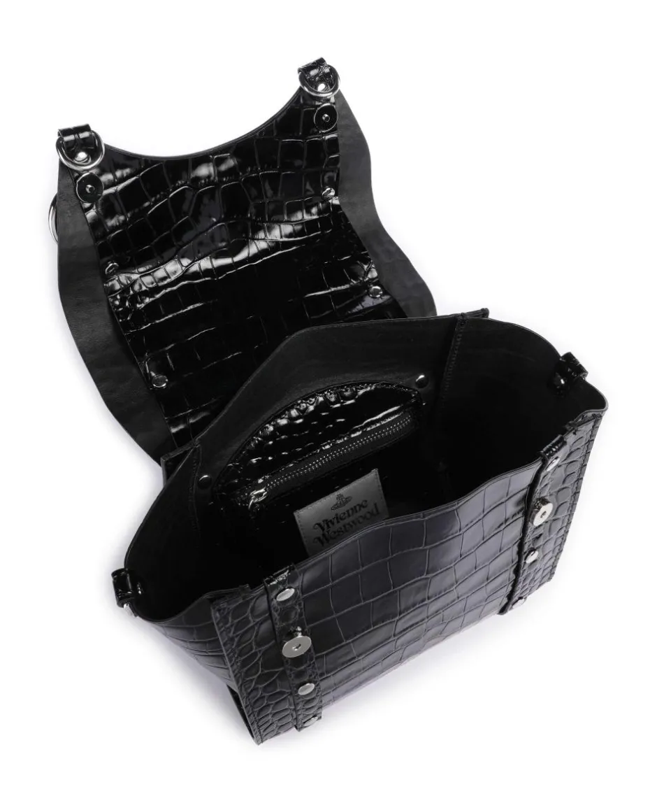 Vivienne Westwood Handbags|Crossbody Bags-Betty Embossed Croc Small Handbag embossed calfskin