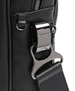 Piquadro Business- & Laptop Bags-Square Briefcase 15″ fine grain cow leather