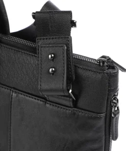 Piquadro Business- & Laptop Bags-Square Briefcase 15″ fine grain cow leather