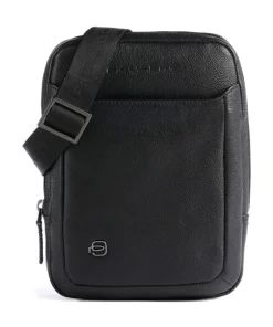 Piquadro Crossbody Bags-Square Crossbody bag grained cow leather