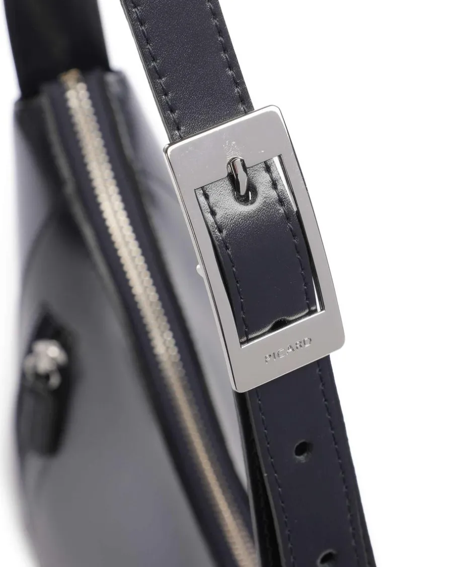 Picard Shoulder Bags-Black Tie Shoulder bag smooth cow leather