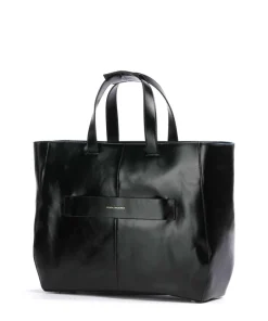 Piquadro Business- & Laptop Bags-Blue Square Briefcase 14″ fine grain cow leather
