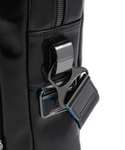 Piquadro Business- & Laptop Bags-Blue Square Briefcase 15″ leather