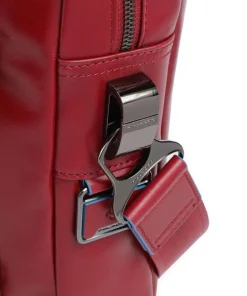 Piquadro Business- & Laptop Bags-Blue Square Briefcase 15″ leather