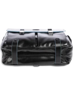 Piquadro Business- & Laptop Bags-Blue Square Briefcase 15″ leather, grained leather