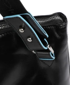 Piquadro Business- & Laptop Bags-Blue Square Briefcase 15″ smooth leather