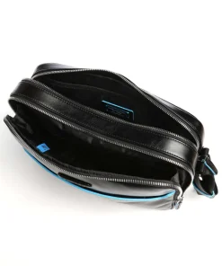 Piquadro Business- & Laptop Bags-Blue Square Briefcase leather
