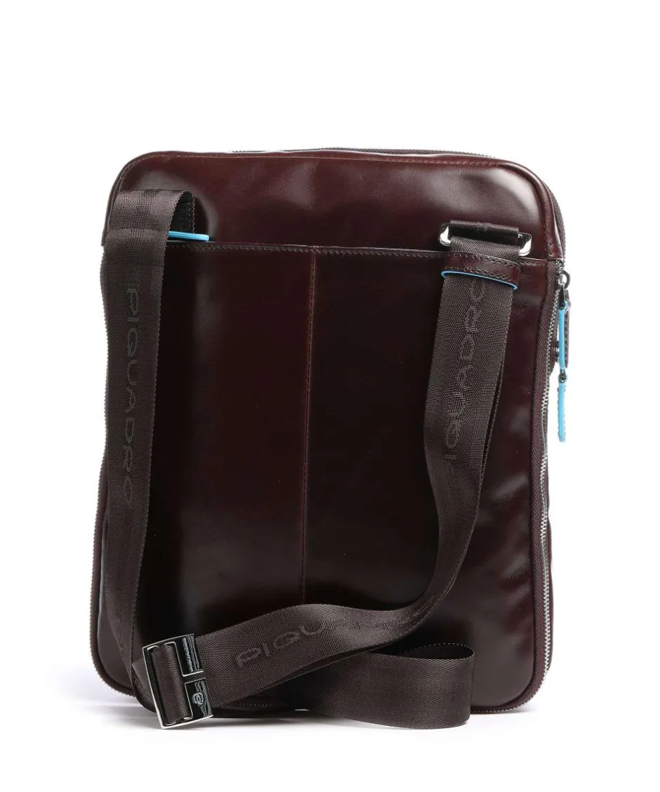 Piquadro Crossbody Bags-Blue Square Crossbody bag leather