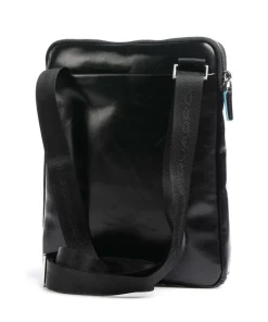 Piquadro Crossbody Bags-Blue Square Crossbody bag leather