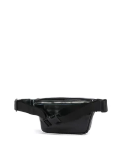 Piquadro Fanny Packs|Crossbody Bags-Blue Square Fanny pack grained cow leather