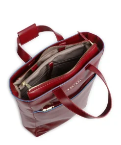 Piquadro Shoulder Bags|Handbags-Blue Square Hobo bag 13″ fine grain cow leather