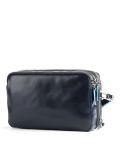 Piquadro Wristlets-Blue Square Wristlet cow leather