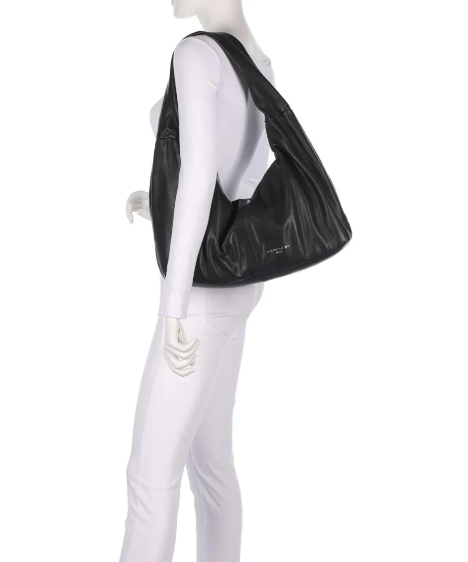 Liebeskind Shoulder Bags|Hobo Bags-Bo Sheep Natural L Hobo bag sheepskin leather