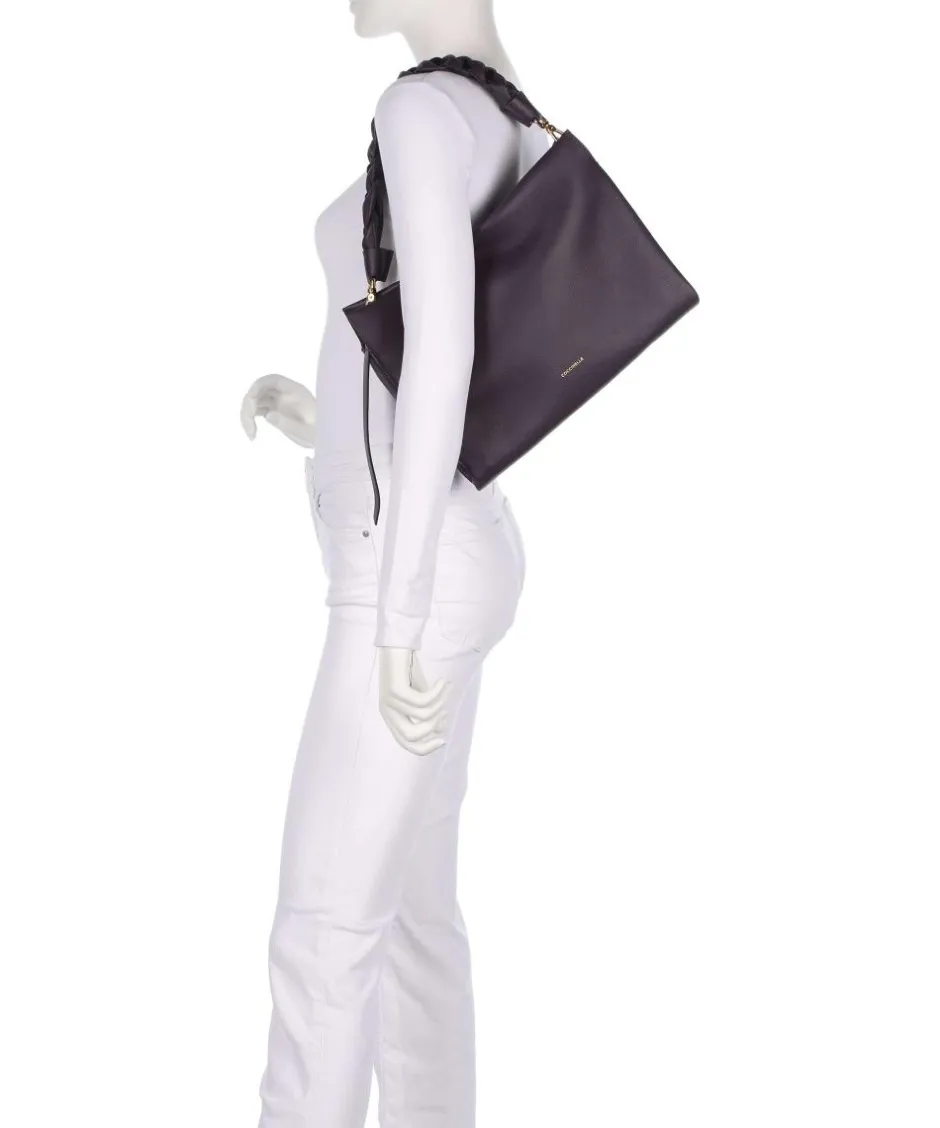 Coccinelle Shoulder Bags|Hobo Bags-Boheme Grana Double Hobo bag grained cow leather