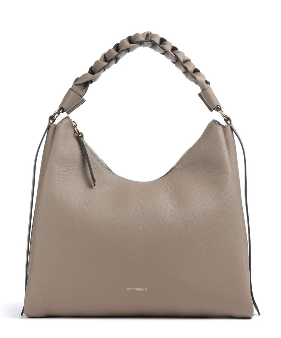 Coccinelle Shoulder Bags|Hobo Bags-Boheme Grana Double Hobo bag grained leather