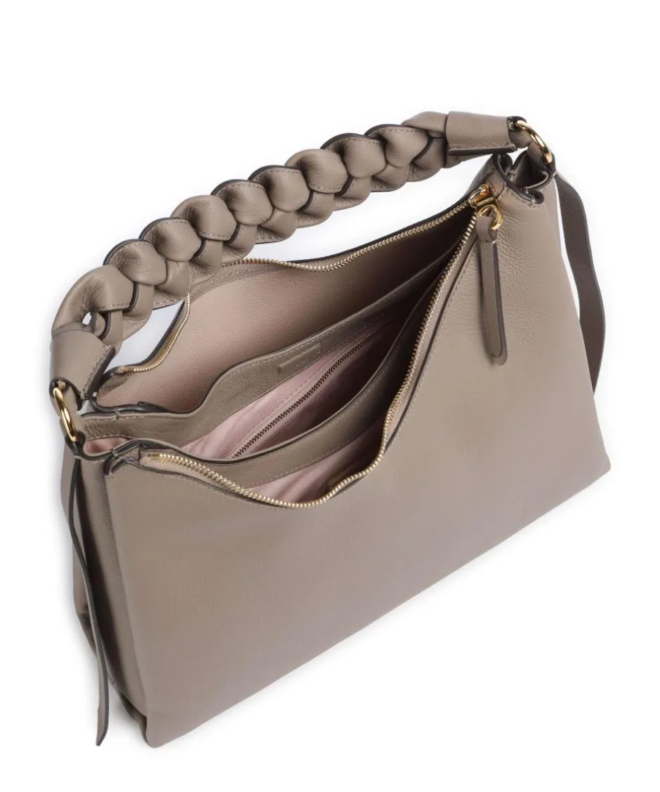 Coccinelle Shoulder Bags|Hobo Bags-Boheme Grana Double Hobo bag grained leather