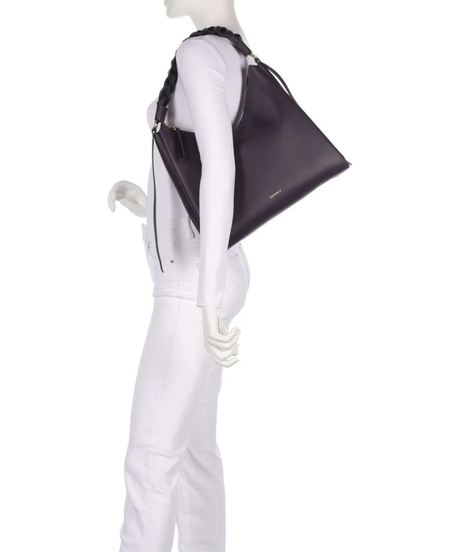 Coccinelle Shoulder Bags|Hobo Bags-Boheme Grana Double Hobo bag grained leather