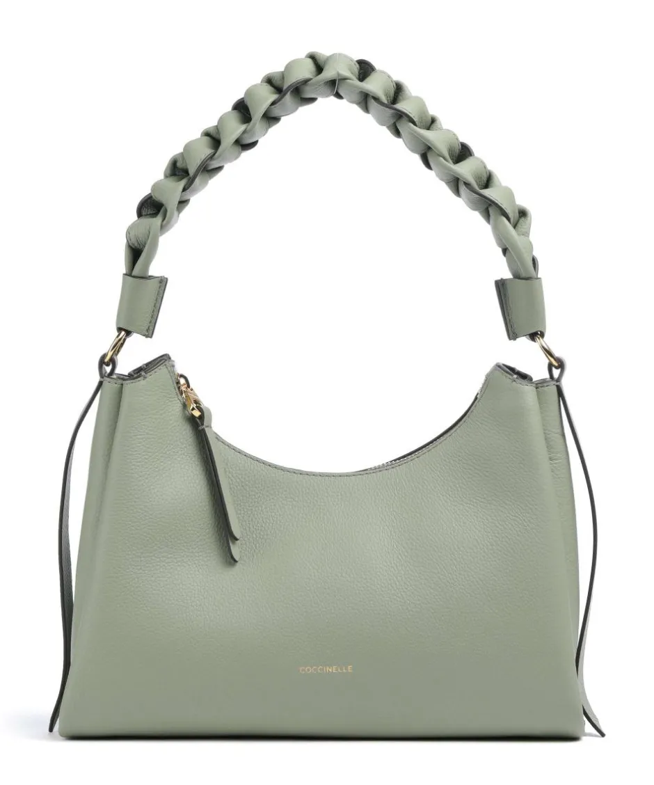 Coccinelle Shoulder Bags-Boheme Grana Double Shoulder bag grained leather